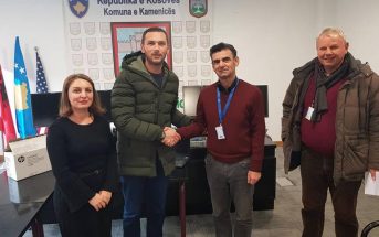 Komuna e Kamenicës pranon donacion nga UNMIK-u