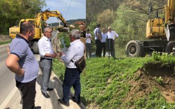 Kadriu zyrtarizon punimet e trotuarit për këmbësor në fshatin Miresh