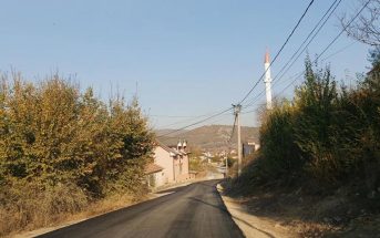 Asfaltohet rruga në fshatin Berivojcë të Kamenicës