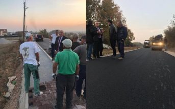 Haliti vizitoi punimet infrastrukture që lidhë mes veti disa fshatra
