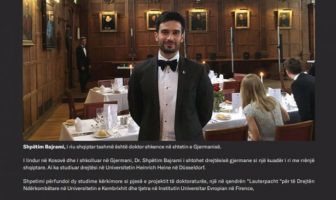 Shpëtim Bajrami doktoron në afat rekord në Gjermani